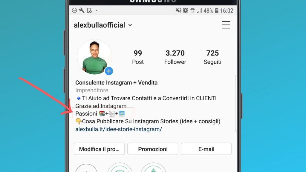 La Guida Definitiva Per Scrivere una Biografia Instagram [Con Esempi]